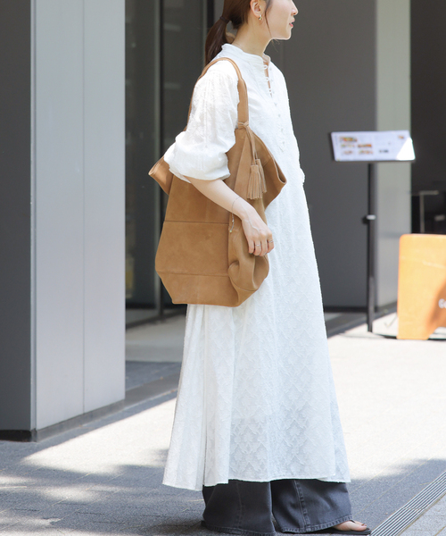 JOURNAL STANDARD relume(ジャーナルスタンダード レリューム)の「《WEB限定追加》コットンジャガードフレアワンピース(ワンピース・レディース・ホワイト/ブラック・FREE)」の19枚目の写真