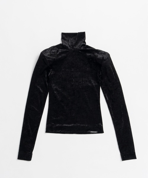 PRANK PROJECT(プランクプロジェクト)の「【2026Autumn Pre-Order】メッシュベロアトップス / Mesh Velour Top(Tシャツ/カットソー・レディース・グリーン/ブラウン/ブラック/ホワイト・FREE)」の16枚目の写真