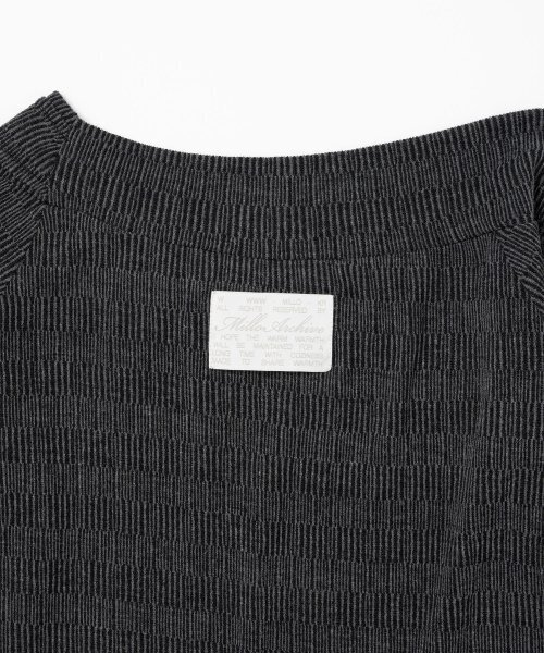 MILLO WOMEN（ミロウーマン）の「ワンショルダーツイストTシャツ[チャコール]（Tシャツ/カットソー・レディース・その他・FREE）」の6枚目の写真