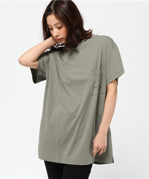 Demi-Luxe BEAMS（デミルクス ビームス）の「Demi-Luxe BEAMS / BIGシルエット Tシャツ（Tシャツ/カットソー・レディース・ホワイト/ブラック/グリーン系その他・ONE SIZE）」の3枚目の写真