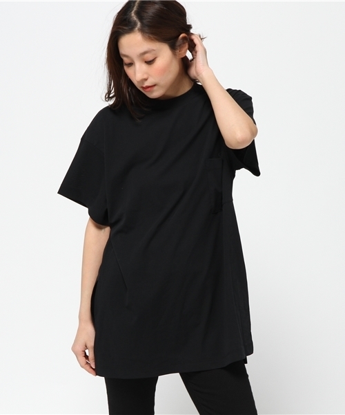 Demi-Luxe BEAMS（デミルクス ビームス）の「Demi-Luxe BEAMS / BIGシルエット Tシャツ（Tシャツ/カットソー・レディース・ホワイト/ブラック/グリーン系その他・ONE SIZE）」の2枚目の写真