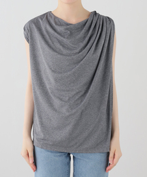 IENA LA BOUCLE | IENA LA BOUCLE メランジドレープカットソー(Tシャツ/カットソー)