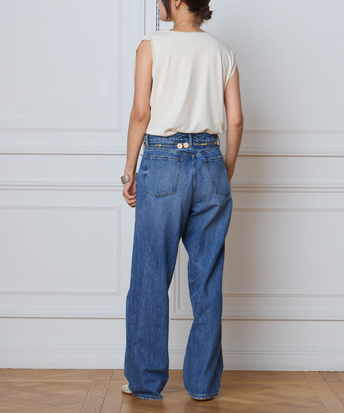 IENA LA BOUCLE(イエナラブークル)の「IENA LA BOUCLE メランジドレープカットソー(Tシャツ/カットソー・レディース・ホワイト/グレー・FREE)」の20枚目の写真