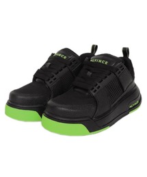 STYLISE（スタイライズ）の「【MLVINCE】RAPTOR LOW "NIGHT VISION" / ブラック×ライム [RLN49BK]（スニーカー）」