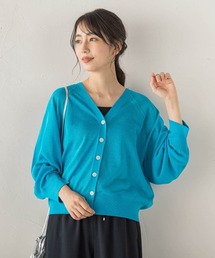 シアーVネックカーディガン