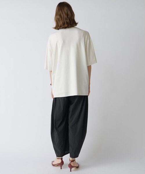 Drawing Numbers（ドローイング ナンバーズ）の「【Drawing Numbers】ユニセックスニットTシャツ（ニット/セーター・レディース・ライム/ブラック/ホワイト・38）」の9枚目の写真