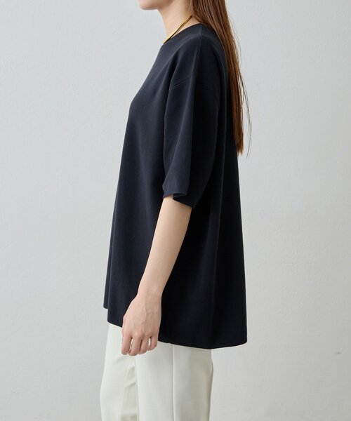 Drawing Numbers（ドローイング ナンバーズ）の「【Drawing Numbers】ユニセックスニットTシャツ（ニット/セーター・レディース・ライム/ブラック/ホワイト・38）」の18枚目の写真
