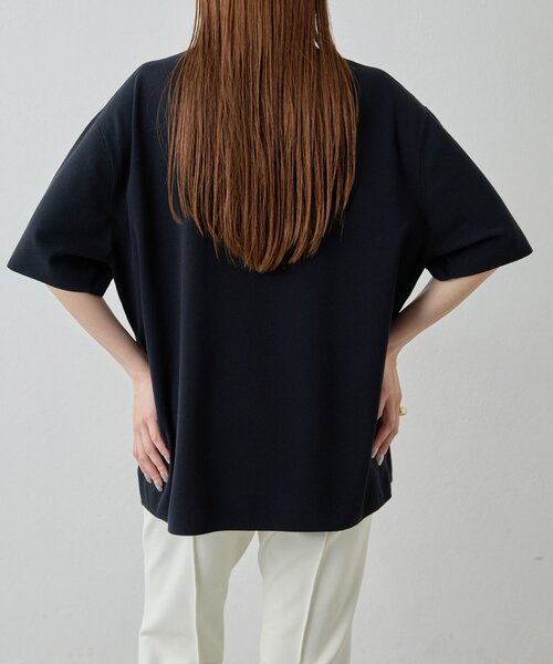 Drawing Numbers（ドローイング ナンバーズ）の「【Drawing Numbers】ユニセックスニットTシャツ（ニット/セーター・レディース・ライム/ブラック/ホワイト・38）」の19枚目の写真