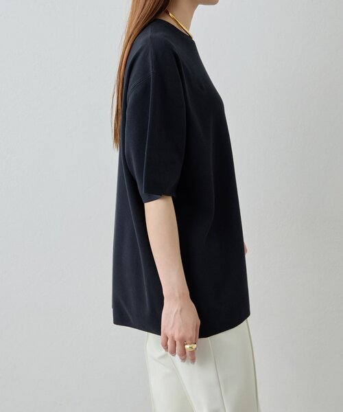 Drawing Numbers（ドローイング ナンバーズ）の「【Drawing Numbers】ユニセックスニットTシャツ（ニット/セーター・レディース・ライム/ブラック/ホワイト・38）」の22枚目の写真