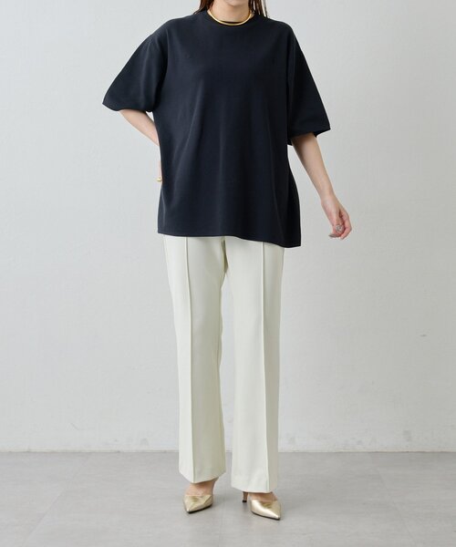Drawing Numbers（ドローイング ナンバーズ）の「【Drawing Numbers】ユニセックスニットTシャツ（ニット/セーター・レディース・ライム/ブラック/ホワイト・38）」の16枚目の写真