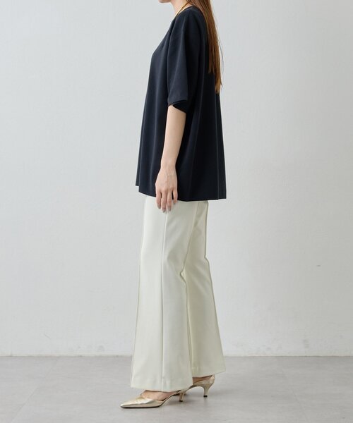Drawing Numbers（ドローイング ナンバーズ）の「【Drawing Numbers】ユニセックスニットTシャツ（ニット/セーター・レディース・ライム/ブラック/ホワイト・38）」の17枚目の写真