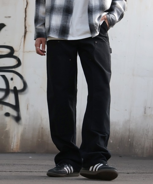 Carhartt(カーハート)の「【Carhartt/カーハート】Washed-Duck Double-Front Work Dungaree/ウォッシュドダック ダブルニー ペインターパンツ(その他パンツ・メンズ・ブラウン/ブラック/ダークブラウン・36×32/34×32/32×32/30×32)」の1枚目の写真