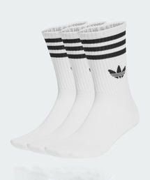 adidas（アディダス）の「スリーストライプス クルーソックス 3足組 靴下    アディダスオリジナルス adidas Originals（ソックス/靴下）」