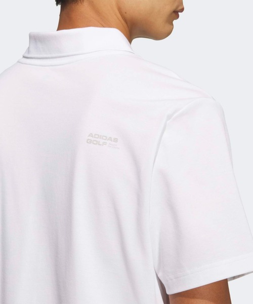 adidas（アディダス）の「ビヨンド ザ コース ツイストニット スキッパーカラー 半袖ポロシャツ【adidas Golf/アディダスゴルフ】（ポロシャツ・メンズ・ホワイト・XX-LARGE/LARGE/MEDIUM/SMALL/X-LARGE）」の5枚目の写真