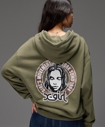 Hoodie パーカー 緑 エックスガール パーカー X-girl エックスガールの 