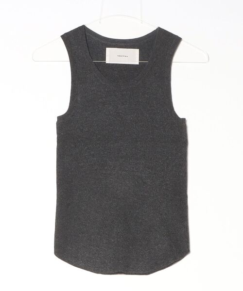 TODAYFUL（トゥデイフル）の「Roundhem Knit Tanktop 12610533（Tシャツ/カットソー・レディース・チャコールグレー/ブラウン/オフホワイト・FREE）」の10枚目の写真