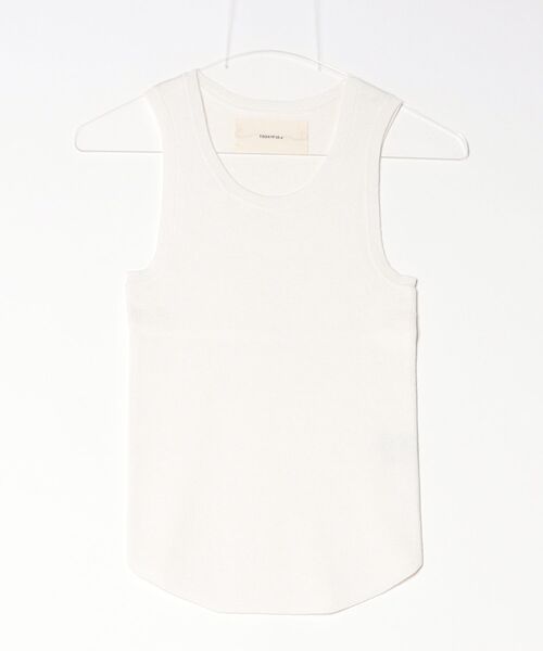 TODAYFUL（トゥデイフル）の「Roundhem Knit Tanktop 12610533（Tシャツ/カットソー・レディース・チャコールグレー/ブラウン/オフホワイト・FREE）」の9枚目の写真