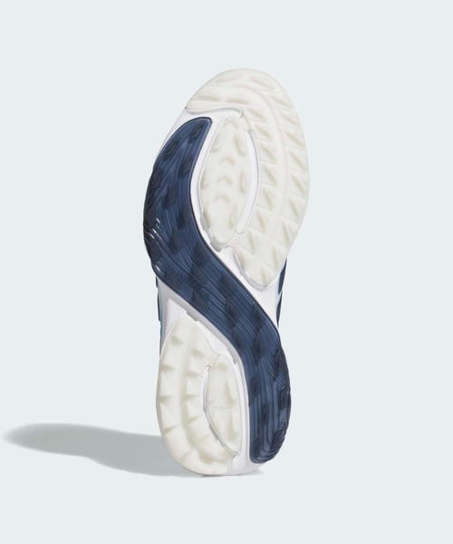 adidas(アディダス)の「アディパワー 26 スパイクレス ゴルフ / ADIPOWER 26 SPIKELESS GOLF SHOES【adidas Golf/アディダスゴルフ】(スニーカー・レディース・ホワイト×ブルー・24.5cm/23.5cm/24.0cm/22.0cm/22.5cm/23.0cm/25.0cm/25.5cm/26.0cm)」の3枚目の写真