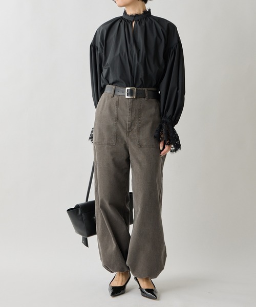 Whim Gazette(ウィムガゼット)の「ダックベイカーパンツ(その他パンツ・レディース・カーキ/モカ/ホワイト系その他・38/36)」の20枚目の写真