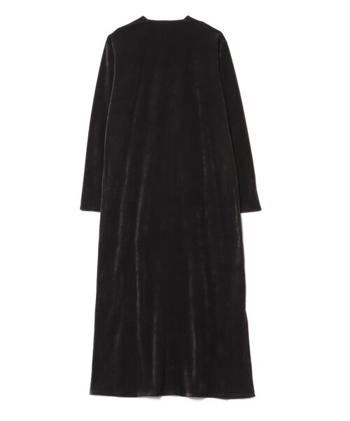 WALANCE(ワランス)の「COTTON VELOUR DEEP V-NECK DRESS(ワンピース・レディース・スミクロ/モーブ系/カーキ・FREE)」の10枚目の写真