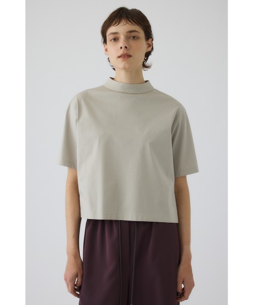 RIM.ARK(リムアーク)の「Compact T/SH(コンパクト ティーシャツ)(Tシャツ/カットソー・レディース・ホワイト/グレイッシュベージュ/ダークネイビー・FREE)」の2枚目の写真