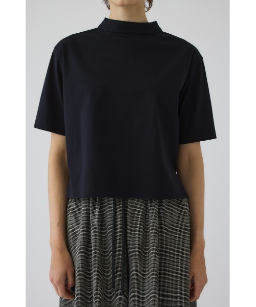 RIM.ARK(リムアーク)の「Compact T/SH(コンパクト ティーシャツ)(Tシャツ/カットソー・レディース・ホワイト/グレイッシュベージュ/ダークネイビー・FREE)」の3枚目の写真