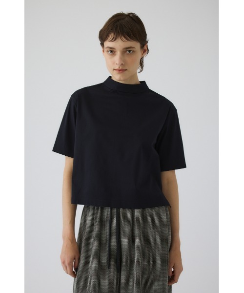 RIM.ARK(リムアーク)の「Compact T/SH(コンパクト ティーシャツ)(Tシャツ/カットソー・レディース・ホワイト/グレイッシュベージュ/ダークネイビー・FREE)」の8枚目の写真