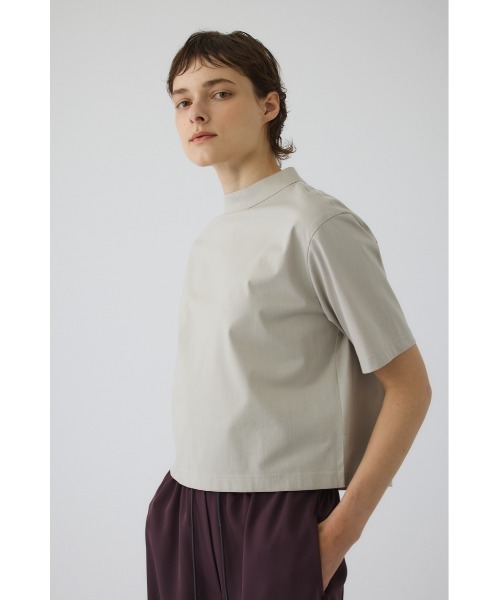 RIM.ARK(リムアーク)の「Compact T/SH(コンパクト ティーシャツ)(Tシャツ/カットソー・レディース・ホワイト/グレイッシュベージュ/ダークネイビー・FREE)」の21枚目の写真