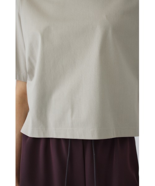 RIM.ARK(リムアーク)の「Compact T/SH(コンパクト ティーシャツ)(Tシャツ/カットソー・レディース・ホワイト/グレイッシュベージュ/ダークネイビー・FREE)」の15枚目の写真