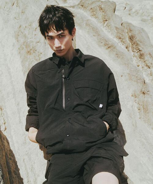 BEAVER(ビーバー)の「CMF OUTDOOR GARMENT/シーエムエフ アウトドアガーメント 別注 GW COACH JACKET(その他アウター・メンズ・その他24/ブラック/ブラウン・L/XL/M)」の1枚目の写真