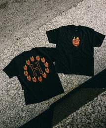 HUF（ハフ）の「huf X SPITFIRE FLAME GALAXIES TEE（Tシャツ/カットソー）」