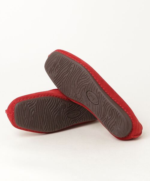 Clarks(クラークス)の「Freckle Ice/フレックルアイス(レッドスエード)(バレエシューズ・レディース・レッド・UK6/UK5.5/UK5/UK4.5/UK4/UK3.5/UK3)」の6枚目の写真