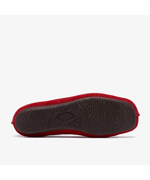 Clarks(クラークス)の「Freckle Ice/フレックルアイス(レッドスエード)(バレエシューズ・レディース・レッド・UK6/UK5.5/UK5/UK4.5/UK4/UK3.5/UK3)」の8枚目の写真
