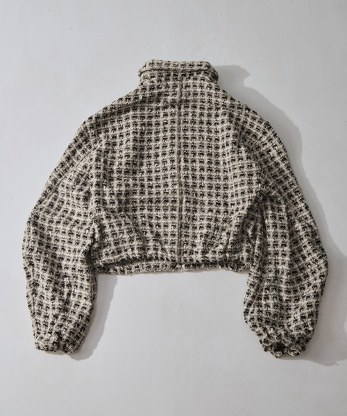 SHINYAKOZUKA（シンヤコヅカ）の「別注 kappogi sleeve（ブルゾン・メンズ・ホワイト/ブラック・SMALL/MEDIUM/LARGE）」の3枚目の写真