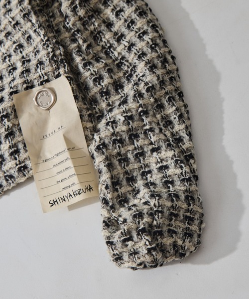 SHINYAKOZUKA（シンヤコヅカ）の「別注 kappogi sleeve（ブルゾン・メンズ・ホワイト/ブラック・SMALL/MEDIUM/LARGE）」の5枚目の写真