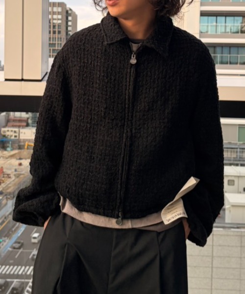 SHINYAKOZUKA（シンヤコヅカ）の「別注 kappogi sleeve（ブルゾン・メンズ・ホワイト/ブラック・SMALL/MEDIUM/LARGE）」の17枚目の写真