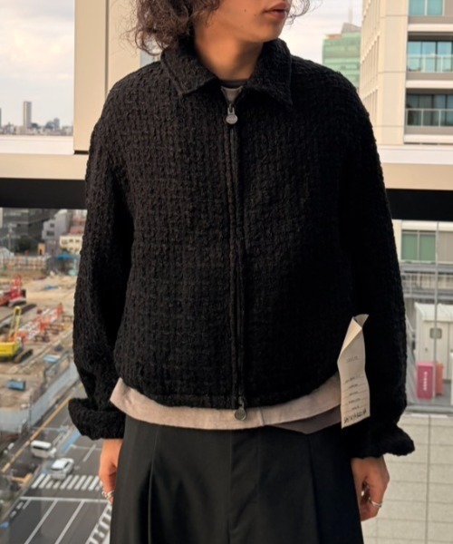 SHINYAKOZUKA（シンヤコヅカ）の「別注 kappogi sleeve（ブルゾン・メンズ・ホワイト/ブラック・SMALL/MEDIUM/LARGE）」の18枚目の写真