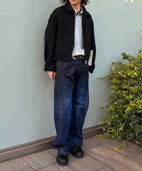 SHINYAKOZUKA（シンヤコヅカ）の「別注 kappogi sleeve（ブルゾン・メンズ・ホワイト/ブラック・SMALL/MEDIUM/LARGE）」の22枚目の写真