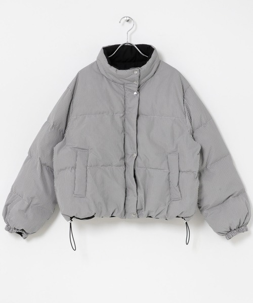 ITEMS URBANRESEARCH(アイテムズ アーバンリサーチ)の「中綿クロップドリバーシブルジャケット(ダウンジャケット/コート・レディース・ミント/ホワイト・FREE)」の16枚目の写真