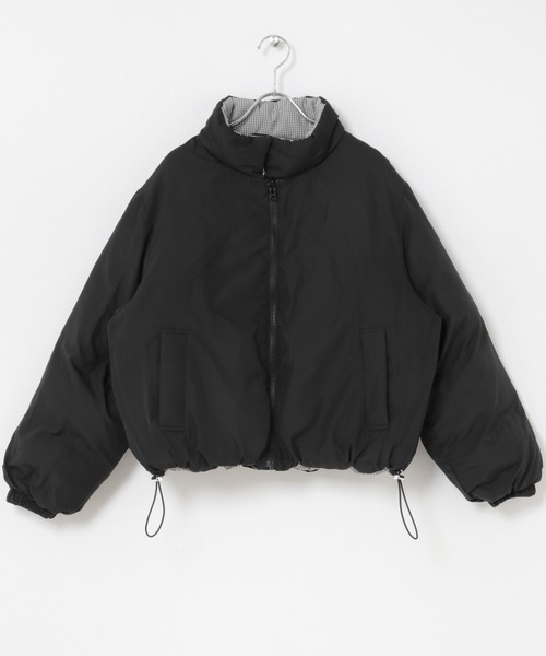 ITEMS URBANRESEARCH(アイテムズ アーバンリサーチ)の「中綿クロップドリバーシブルジャケット(ダウンジャケット/コート・レディース・ミント/ホワイト・FREE)」の17枚目の写真