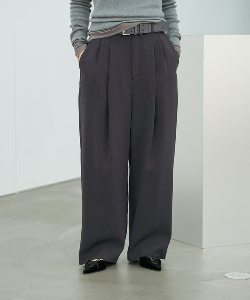 IENA(イエナ)の「アーチタックパンツ(その他パンツ・レディース・ピンク/グレー/ベージュ・36/38/34)」の1枚目の写真