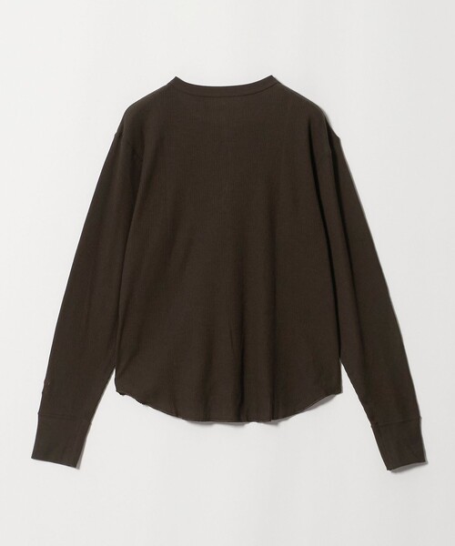 HANES(ヘインズ)の「【別注】<Hanes×CITEN>ワッフルヘンリートップ(Tシャツ/カットソー・レディース・ホワイト/レッド/ダークブラウン・FREE)」の14枚目の写真