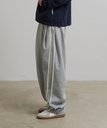 KNITTED（ニッティド）の「カーブライントレーニングパンツ メランジェグレー（スウェットパンツ）」