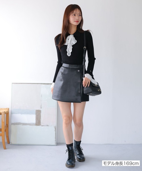 MARY QUANT(マリークワント)の「レースフレアスリーブ プルオーバー(Tシャツ/カットソー・レディース・ピンク/グレー/ブラック・M)」の14枚目の写真