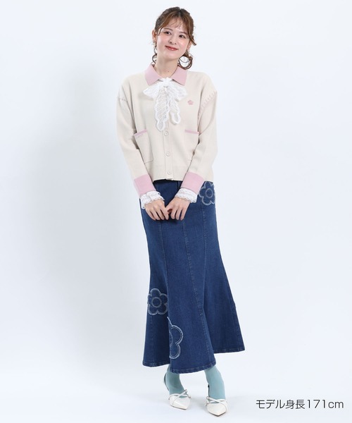 MARY QUANT(マリークワント)の「レースフレアスリーブ プルオーバー(Tシャツ/カットソー・レディース・ピンク/グレー/ブラック・M)」の22枚目の写真