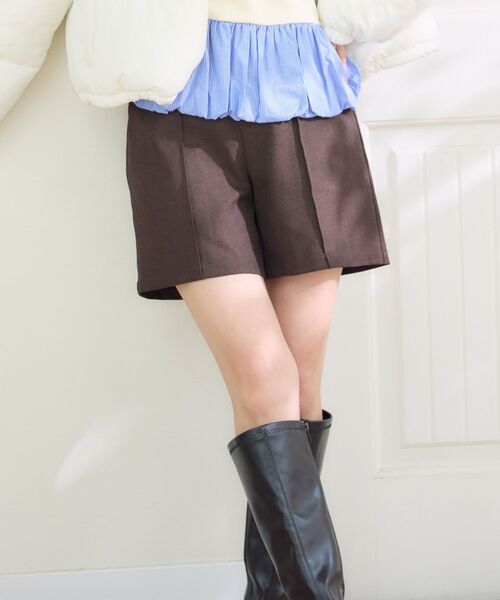 RETRO GIRL(レトロガール)の「ヘリンボーンバミューダパンツ(その他パンツ・レディース・ブラウン/ライトグレー/チャコールグレー・FREE)」の10枚目の写真