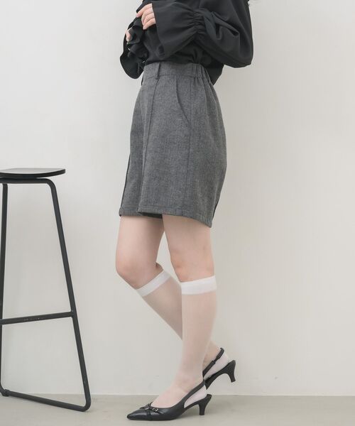 RETRO GIRL(レトロガール)の「ヘリンボーンバミューダパンツ(その他パンツ・レディース・ブラウン/ライトグレー/チャコールグレー・FREE)」の6枚目の写真