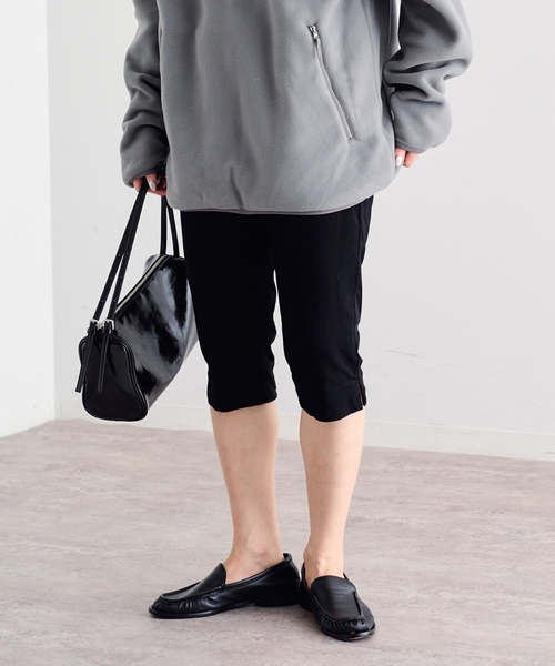 U by SPICK&SPAN(ユーバイスピックアンドスパン)の「《追加》ストレッチサブリナパンツ(その他パンツ・レディース・ブラック・36/38)」の3枚目の写真