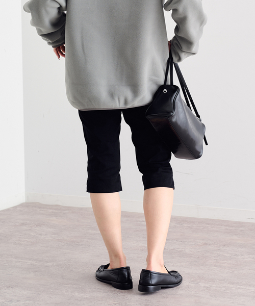 U by SPICK&SPAN(ユーバイスピックアンドスパン)の「《追加》ストレッチサブリナパンツ(その他パンツ・レディース・ブラック・36/38)」の6枚目の写真