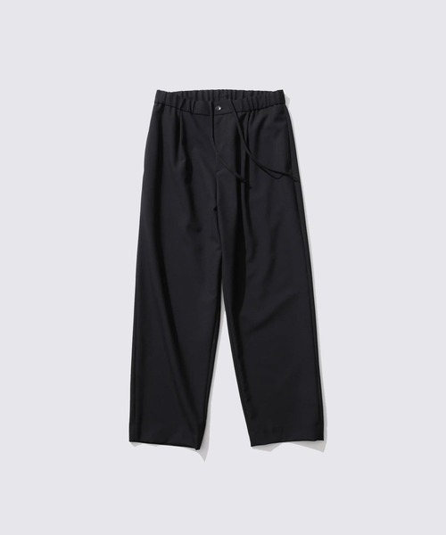 ATON(エイトン)の「【ATON / エイトン】WOOL TROPICAL LOOSE FIT PANTS(スラックス・メンズ・グレー/ブラック/ネイビー・6/4/2)」の2枚目の写真